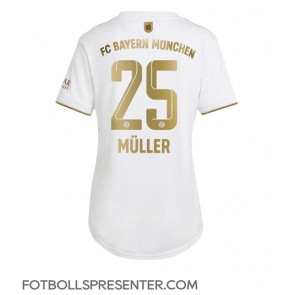 Bayern Munich Thomas Muller #25 Borta Matchtröja Dam 2022-23 Kortärmad